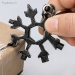 Porte-cl&eacute;s Flocon Multi Outils 18 en 1 - Vue 6