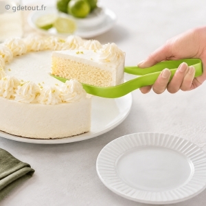 Coupe-Gâteau 2 en 1 Découpe et Service Facile
