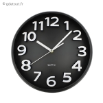Horloge murale cam&eacute;ra WiFi Full HD 1080P avec d&eacute;tection de mouvement