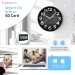 Horloge murale cam&eacute;ra WiFi Full HD 1080P avec d&eacute;tection de mouvement - Vue 3