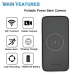 Batterie externe cam&eacute;ra WiFi 1080P avec charge sans fil et d&eacute;tection - Vue 2