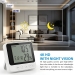Thermom&egrave;tre hygrom&egrave;tre cam&eacute;ra WiFi 4K r&eacute;veil et vision nocturne - Vue 4