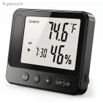 R&eacute;veil thermom&egrave;tre cam&eacute;ra WiFi 4K avec hygrom&egrave;tre et d&eacute;tection de